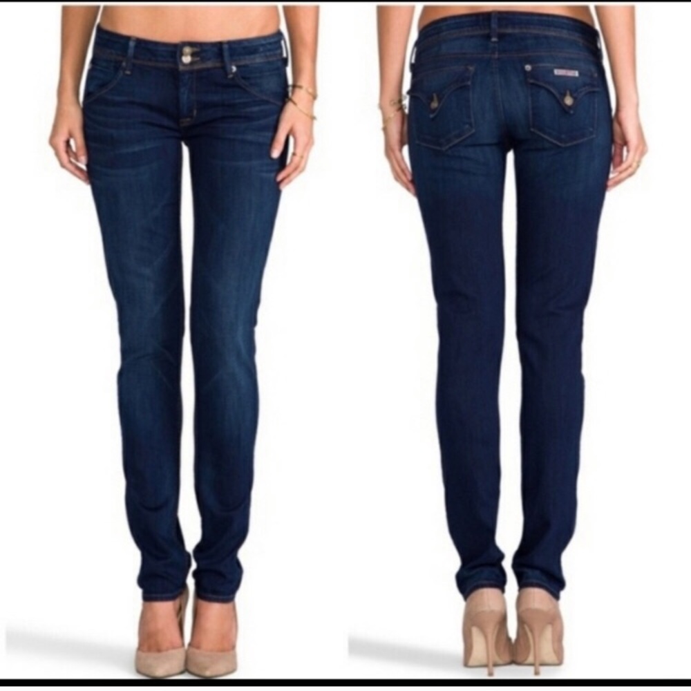 Hudson Collin Flap Pocket Skinny Jeans